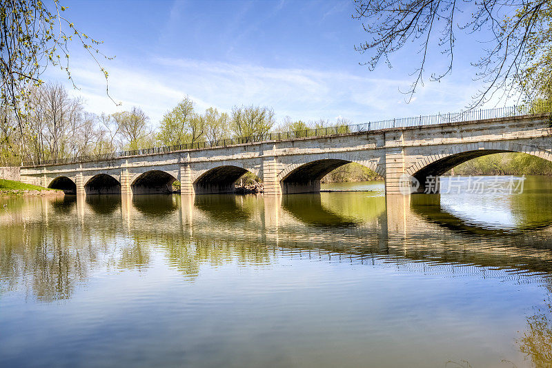 Monocacy河渡槽，Frederick Maryland, HDR